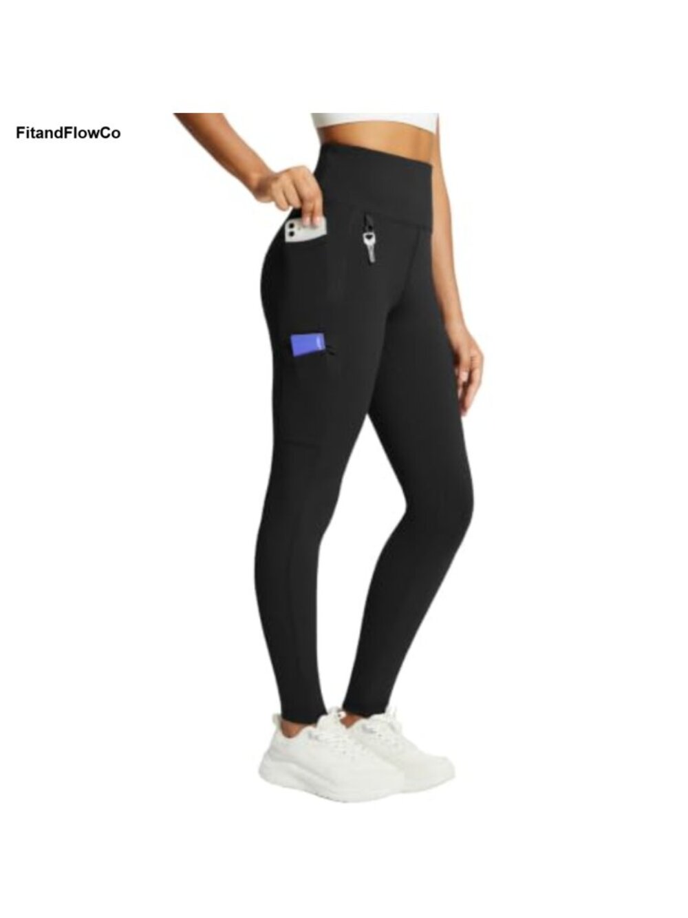 Fleece Lined Waterproof Thermal High Rise Leggings Hiking Yoga Pants